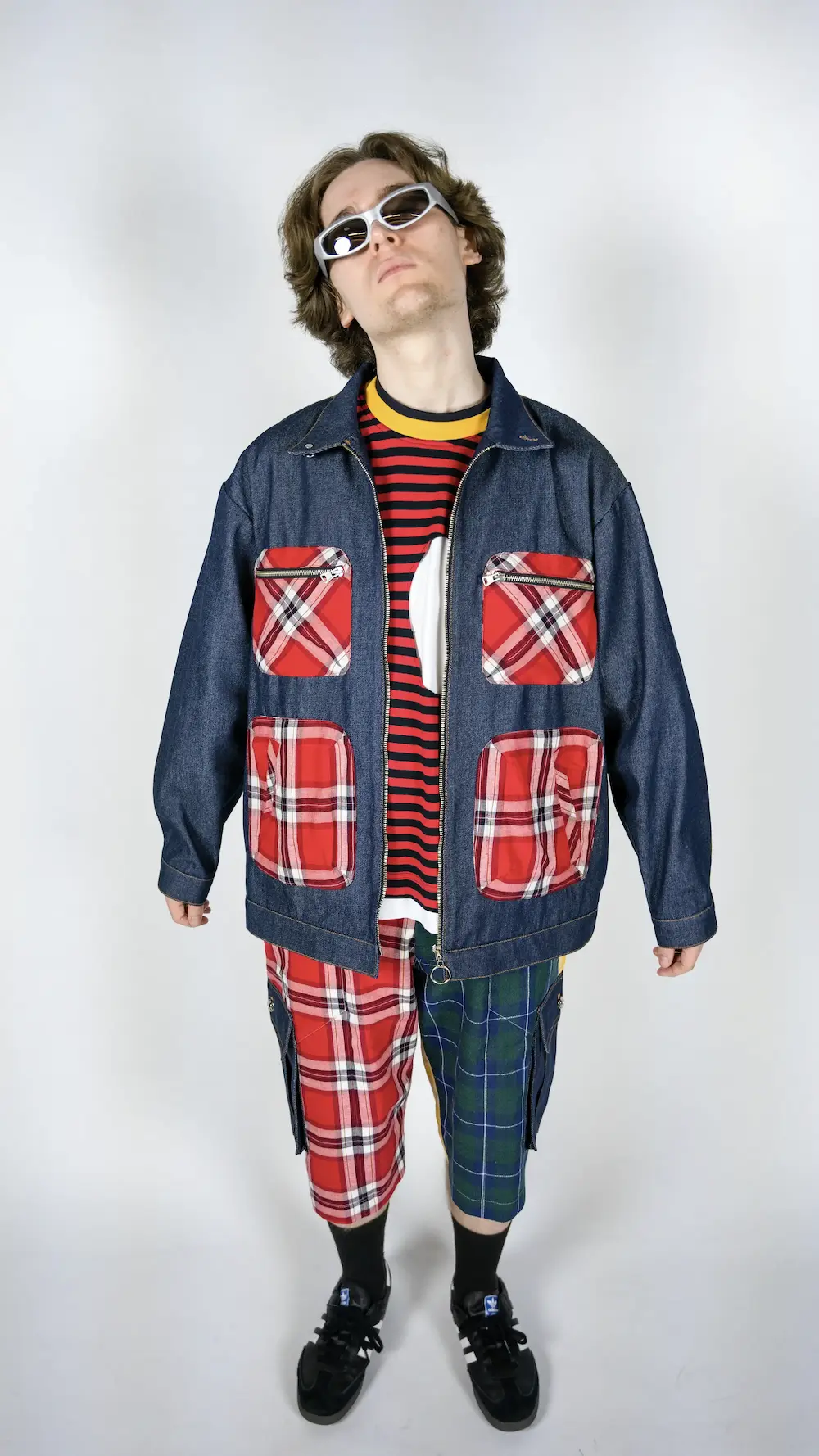 Male model wearing TRKSTR Denim Chore Jacket